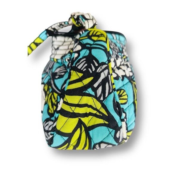Vera Bradley Blue Floral Crossbody Bag Small Quilted Cotton Adjustable Strap - Picture 7 of 12